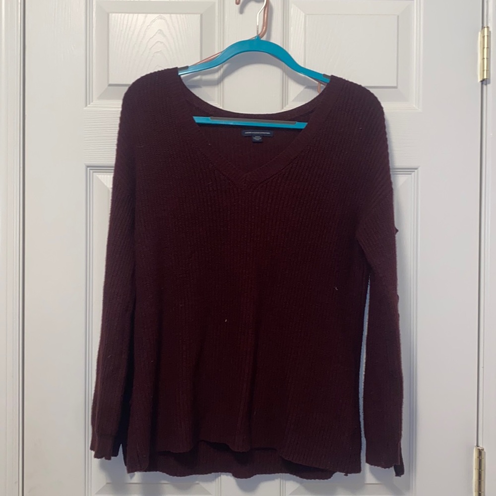 AMERICAN EAGLE OUTFITTERS Maroon sweater small